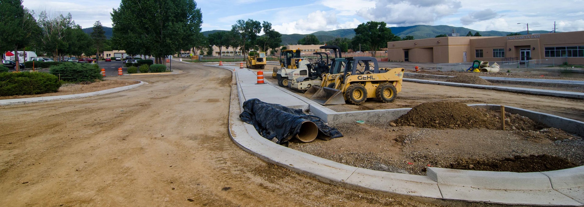 Civil engineering project site